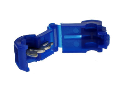 Connector; quick splice; insulated; SZBIII; blue; straight; for cable; 1,5÷2,5mm2; tinned; crimped; 1 way