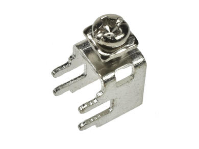 Connector; M3; screw; uninsulated; KSNM3A(CR1-M3); angled 90°; through hole; screw; 1 way