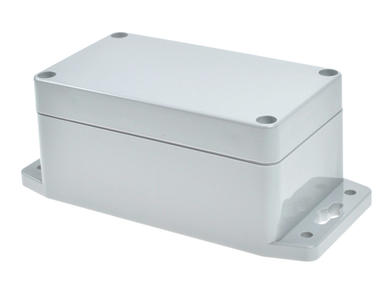 Enclosure; multipurpose; G205MF; polycarbonate; 115mm; 65mm; 55mm; IP65; light gray; mounting flange; Gainta; RoHS