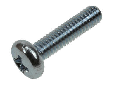 Screw; SWKM2510; M2,5; 10mm; 12mm; cylindrical; philips (+); galvanised steel