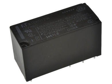 Przekaźnik; elektromagnetyczny miniaturowy; FTR-K1CK024W; 24V; DC; 1 styk przełączny; 16A; 250V AC; 16A; 24V DC; do druku (PCB); Fujitsu Takamisawa; RoHS