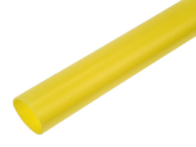 Heat shrinkable tube; RCK-12/3; 12mm; 3mm; yellow; with glue; 4:1; Radpol; RoHS