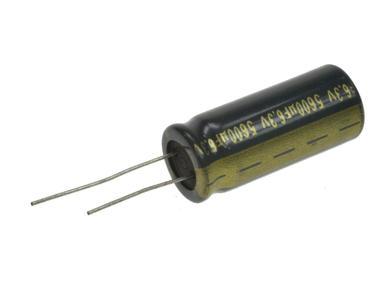 Capacitor; Low Impedance; electrolytic; 5600uF; 6,3V; WLR562M0JI30M; diam.12,5x31mm; 5mm; through-hole (THT); bulk; Jamicon; RoHS