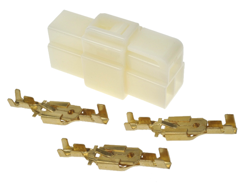 Cable Solution Fully Insulated Flat Connector Set 6.3x0.8mm + Crimping Tool – Industrial/Auto