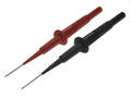 Test probe; 20.155.1; red; 1mm; pluggable (4mm banana socket); 1A; 600V; 129,5mm; safe; stainless steel; PA; Amass; RoHS