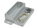 Enclosure; multipurpose; G200MF; polycarbonate; 90mm; 35mm; 35mm; IP65; light gray; mounting flange; Gainta; RoHS