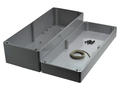 Enclosure; multipurpose; G2128; polycarbonate; 353mm; 140mm; 121mm; IP65; light gray; recessed area on cover; Gainta; RoHS