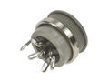 Socket; DIN; MAB6100 930954517; 6 ways; 240°; straight; for panel; screw; grey; solder; IP30; Hirschmann; RoHS