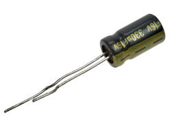 Kondensator; elektrolityczny; niskoimpedancyjny; 330uF; 16V; WLP331M1CE11ME2; fi 6,3x11mm; 2,5mm; przewlekany (THT); taśma; Jamicon; RoHS