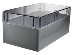 Enclosure; multipurpose; G2058C; polycarbonate; 360mm; 200mm; 150mm; IP65; natural; transparent lid; Gainta; RoHS