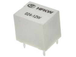 Relay; electromagnetic automotive; HFKW-024-1ZW; 24V; DC; SPDT; 25A; 16V DC; PCB trough hole; 0,6W; Hongfa; RoHS