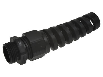 Cable gland with grommet; BS-M20BK; polyamide; IP68; black; M20; 7÷13mm; 20,2mm; with metric thread; LappKabel; RoHS