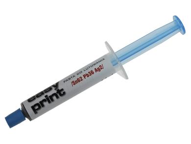Paste; solder; Easy print Sn62/Pb36/Ag2/1,4ml/ SMD; 6g; paste; syringe; AG Termopasty