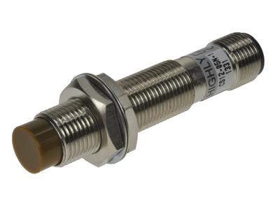 Czujnik; indukcyjny; CS12-05N-1; NPN; NO; 5mm; 10÷30V; DC; 200mA; cylindryczny metalowy; fi 12mm; 35mm; wysunięty; ze złączem M12-4p; Highly; RoHS