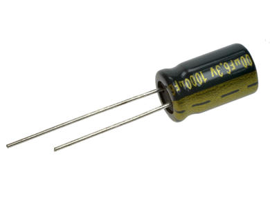 Capacitor; Low Impedance; electrolytic; 1000uF; 6,3V; WLR102M0JF14M; diam.8x14mm; 3,5mm; through-hole (THT); bulk; Jamicon; RoHS