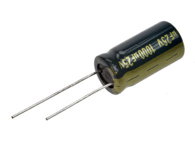 Capacitor; Low Impedance; electrolytic; 1000uF; 25V; WLR102M1EG21M; diam.10x20mm; 5mm; through-hole (THT); bulk; Jamicon; RoHS