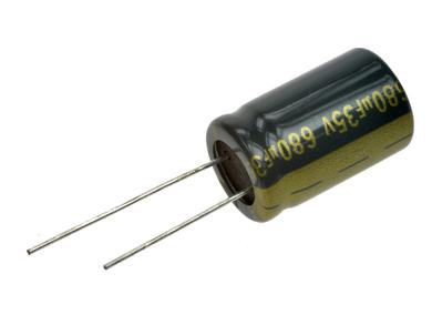 Kondensator; niskoimpedancyjny; elektrolityczny; 680uF; 35V; WLR681M1VI20R; fi 12,5x20mm; 5mm; przewlekany (THT); luzem; Jamicon; RoHS