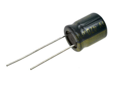 Capacitor; electrolytic; Low Impedance; 470uF; 16V; WLR471M1CGBCR; diam.10x12,5mm; 5mm; through-hole (THT); bulk; Jamicon; RoHS