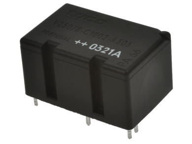 Przekaźnik; elektromagnetyczny samochodowy; V23078C1002A303; 12V; DC; 2 styki przełączne; 30A; 15V DC; do druku (PCB); bez uchwytu montażowego; 1,3W; Tyco Electronics; RoHS