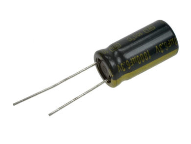 Kondensator; elektrolityczny; niskoimpedancyjny; 1800uF; 6,3V; WLR182M0JG20M; fi 10x20mm; 5mm; przewlekany (THT); luzem; Jamicon; RoHS