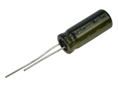 Kondensator; elektrolityczny; niskoimpedancyjny; 1500uF; 10V; WLR152M1AF20R; fi 8x20mm; 3,5mm; przewlekany (THT); luzem; Jamicon; RoHS