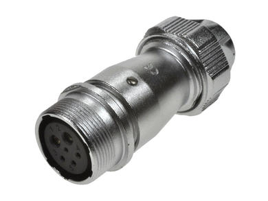 Socket; WF20K6BZE1; 6 ways; solder; 0,75mm2; 9-10,5mm; for cable; IP67; 5A; 500V; Weipu; RoHS