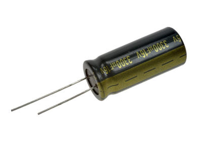 Kondensator; elektrolityczny; niskoimpedancyjny; 3300uF; 16V; WLR332M1CI31R; fi 12,5x31mm; 5mm; przewlekany (THT); luzem; Jamicon; RoHS