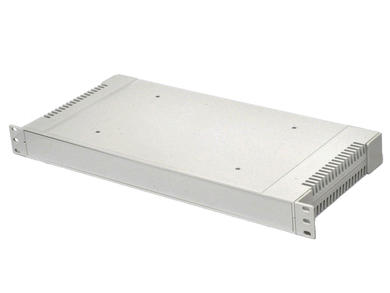 Enclosure; Rack 19"; G17081UG; ABS; 431mm; 203mm; 43mm; 1U; light gray; venting holes; RoHS; Gainta; no gasket; stainless steel screws