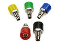 Banana socket; 2,5mm; 24.107.3; yellow; solder; 15mm; 10A; 60V; nickel plated brass; ABS; Amass; RoHS