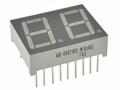 Display; LED; LED2-AD-05621BS-N /84; double; red; anode; 7-segment; 14,2mm; 25mm; 19mm; Background colour: gray; 6mcd; 640nm; 10mA; 5V