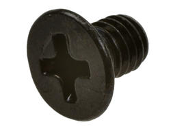 Screw; WSKM46; M4; 4mm; 6mm; conical; pozidriv (*); galvanised steel; blackened