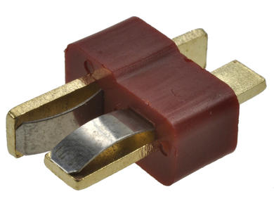 Plug; DC power; JVT1101HNO-02M; 2 ways; straight; through hole; red; solder; 50A; 600V; polyamide (PA); JVT; RoHS