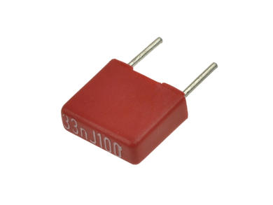 Capacitor; polyester; MKT; 33nF; 100V DC/63V AC; MKS2; MKS2D023301A00KSSD; 10%; 2,5x6,5x7,2mm; 5mm; bulk; -55...+100°C; Wima; RoHS Capacitor; polyester; MKT; 33nF; 100V DC/63V AC; MKS2; MKS2D023301A00KSSD; 10%; 2,5x6,5x7,2mm; 5mm; bulk; -55...+100°C; Wima; RoHS