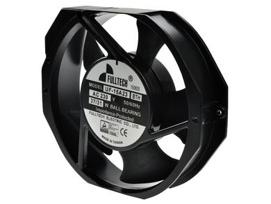 Fan; UF15A23BTH; 172x150x38mm; ball bearing; 230V; AC; 31/37W; 282m3/h; 50dB; 250mA; 2750RPM; terminals 2,8x0,3mm; Fulltech; RoHS