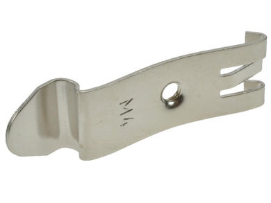 Rail mounting bracket; FM 4/TS35  0687900000; 14mm; nickel-plated steel; Weidmuller; RoHS