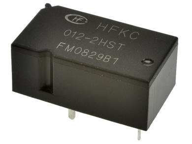 Relay; electromagnetic automotive; HFKC-012-2HST; 12V; DC; DPST NO; 30A; 16V DC; PCB trough hole; 0,55W; Hongfa; RoHS