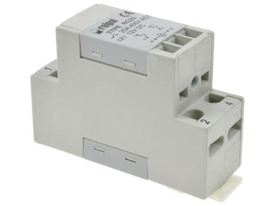 Przekaźnik; elektromagnetyczny przemysłowy; RG25-1022-28-1012; 12V; DC; 2 styki zwierne; 25A; na szynę DIN35; Relpol