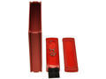 Enclosure; multipurpose; ALUG706RD160-IR; aluminum; 146,6mm; 169mm; 41,6mm; red; infra red polycarbonate ends; Gainta; RoHS