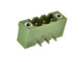 Terminal block; XY2500R-DS-03P; 3 ways; R=5,08mm; 8,4mm; 12A; 300V; through hole; angled 90°; bolted; green; Xinya; RoHS