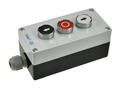 Przełącznik; przyciskowy; LAY5-BP324; OFF-(ON)+ON-(OFF)+OFF-(ON); czarny; bez podświetlenia; śrubowe; 2 pozycje; 5A; 250V AC; 22mm; Yumo