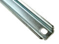 DIN rail TS15; SM15/1m; 1m; galvanised steel; gray