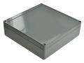 Enclosure; multipurpose; G3125; ABS; 190mm; 190mm; 55mm; IP65; dark gray; recessed area on cover; Gainta; RoHS