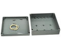 Enclosure; multipurpose; G3125; ABS; 190mm; 190mm; 55mm; IP65; dark gray; recessed area on cover; Gainta; RoHS