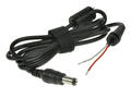 Plug with cable; DC power; with ferrit; AK-SC-06; 3,0mm; 6,3mm; straight; with 1,2m cable; PVC; RoHS