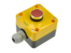Przełącznik; przyciskowy; SDL16-JBPC1B1; ON-(OFF); czerwony; bez podświetlenia; śrubowe; 2 pozycje; 5A; 250V AC; 22mm; Yumo