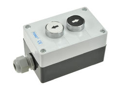 Switch; push button; LAY5-BP223; OFF-(ON); black; no backlight; screw; 2 positions; 5A; 250V AC; 22mm; YUMO
