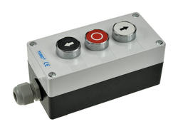 Switch; push button; LAY5-BP324; OFF-(ON)+ON-(OFF)+OFF-(ON); black; no backlight; screw; 2 positions; 5A; 250V AC; 22mm; YUMO