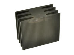 Radiator; DY-HW/3,0; czerniony; 30mm; T; 35mm; 17mm