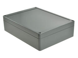 Enclosure; multipurpose; G3122; ABS; 200mm; 150mm; 55mm; IP65; dark gray; recessed area on cover; Gainta; RoHS