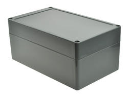 Enclosure; multipurpose; G3113; ABS; 200mm; 120mm; 90mm; IP65; dark gray; recessed area on cover; Gainta; RoHS